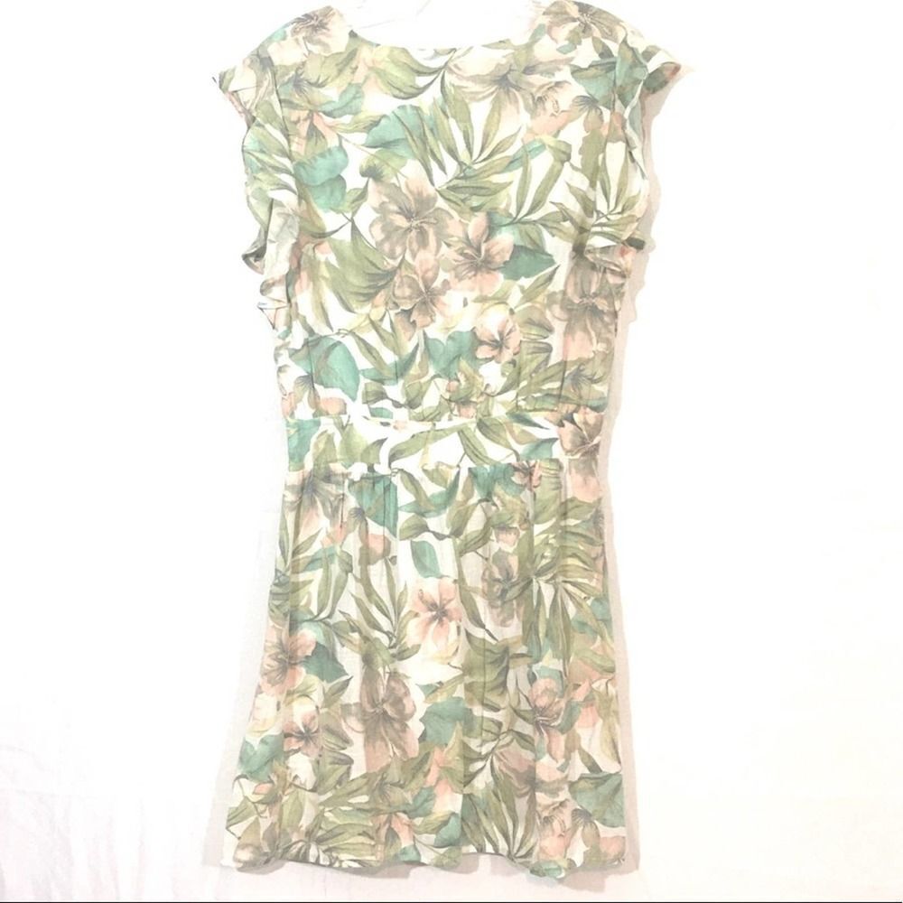 MNG Mango Hawaiian Floral Dress Size Small - Picture 5 of 5